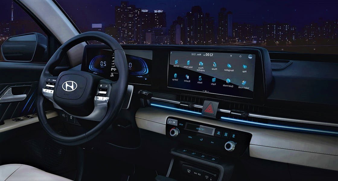 new hyundai car verna 2023 interior